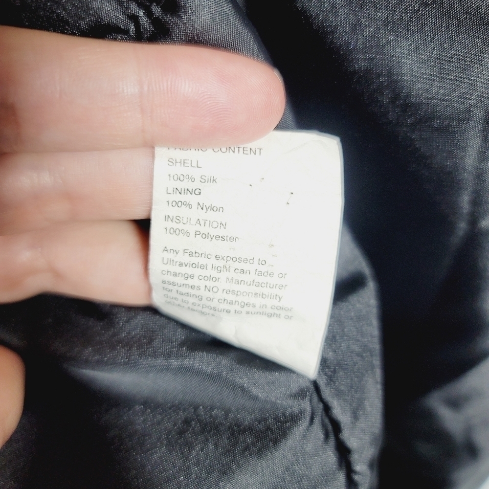 Skea 100% Silk 90s Vintage Ski Jacket - Picture 12 of 14